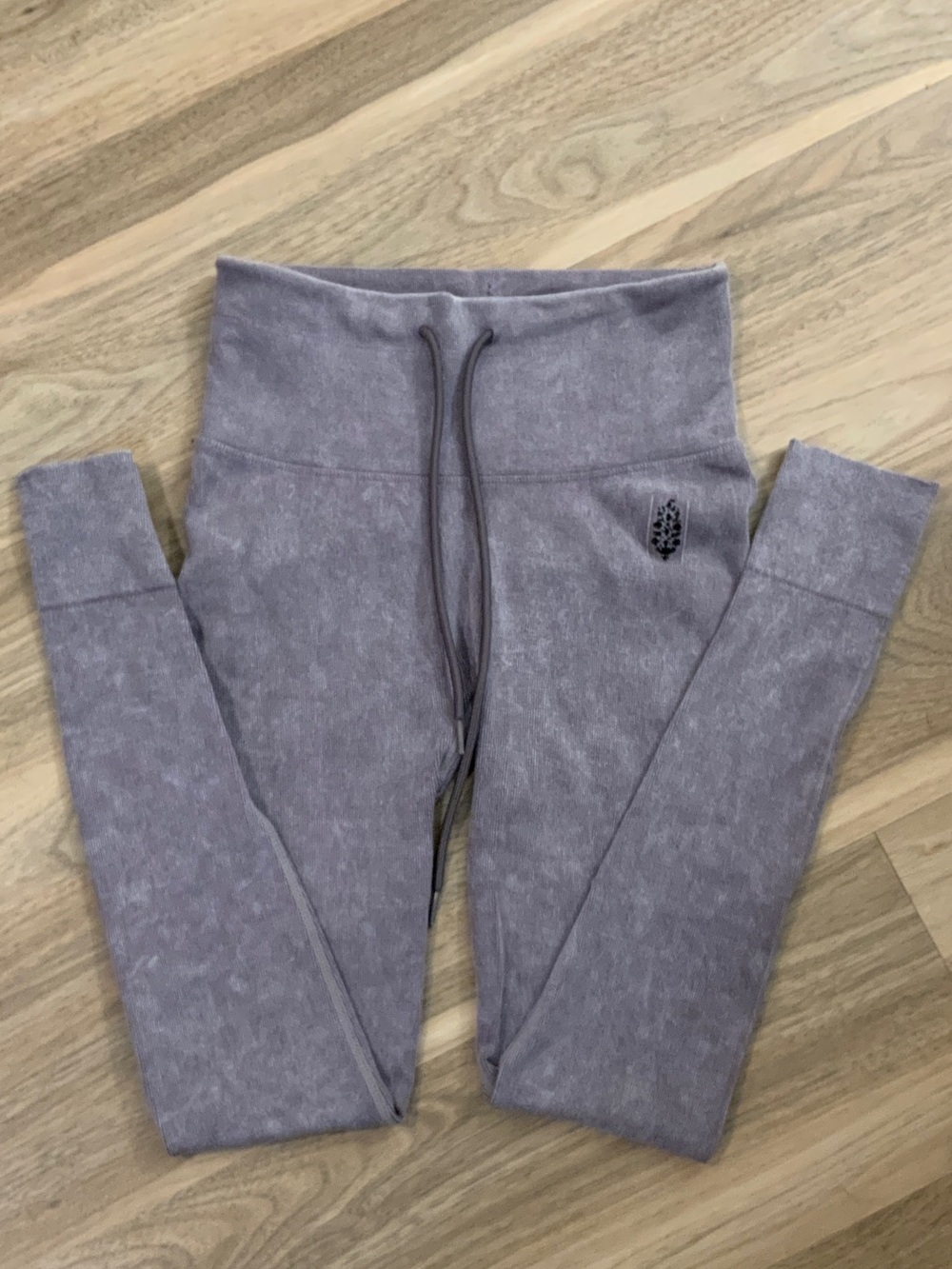 FP Movement by Free People Lavender Grey High-Waist Leggings